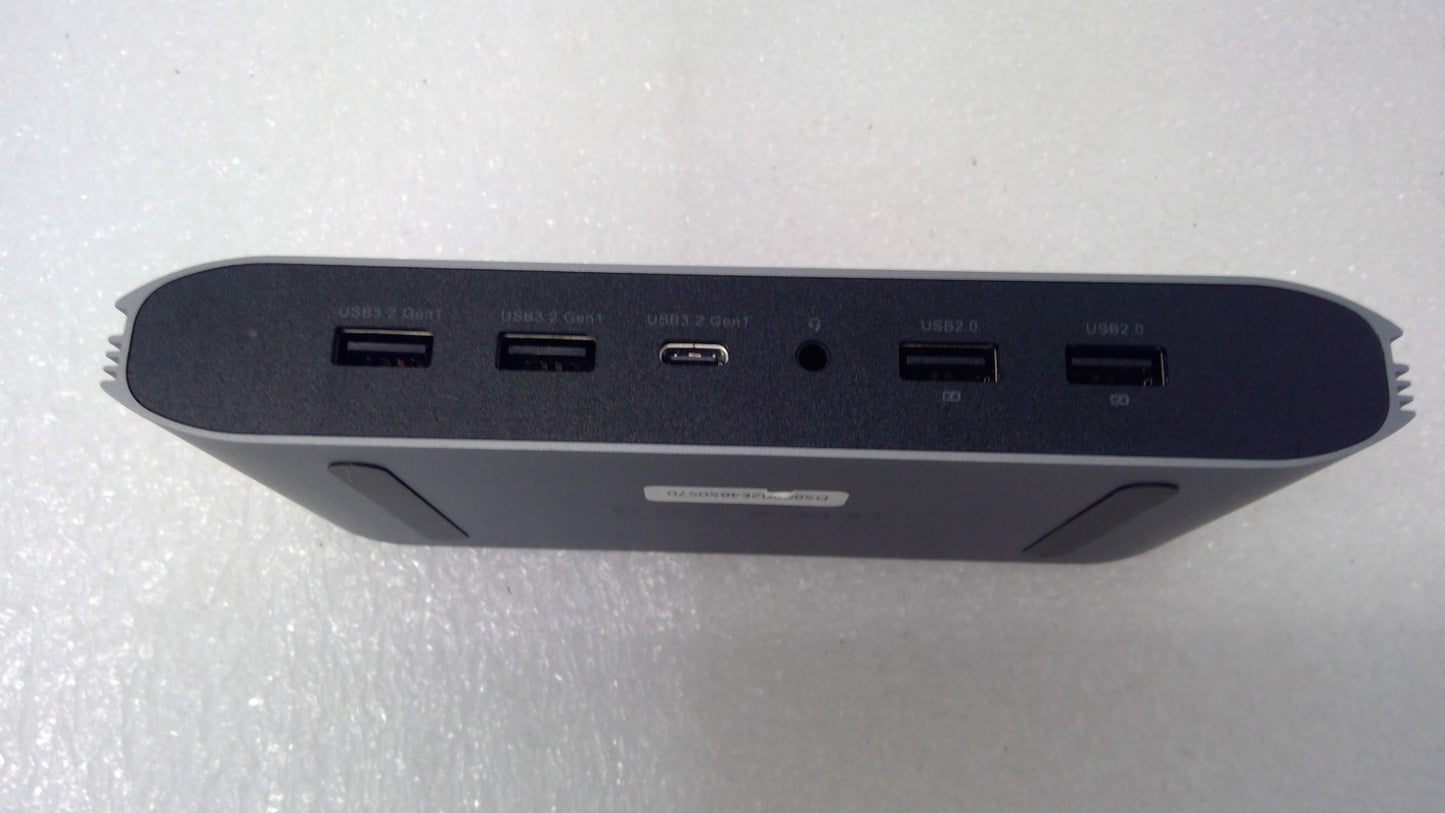 Minisopuru USB-C Docking Station Silver  HDMI DP RJ-45 USB 2.0