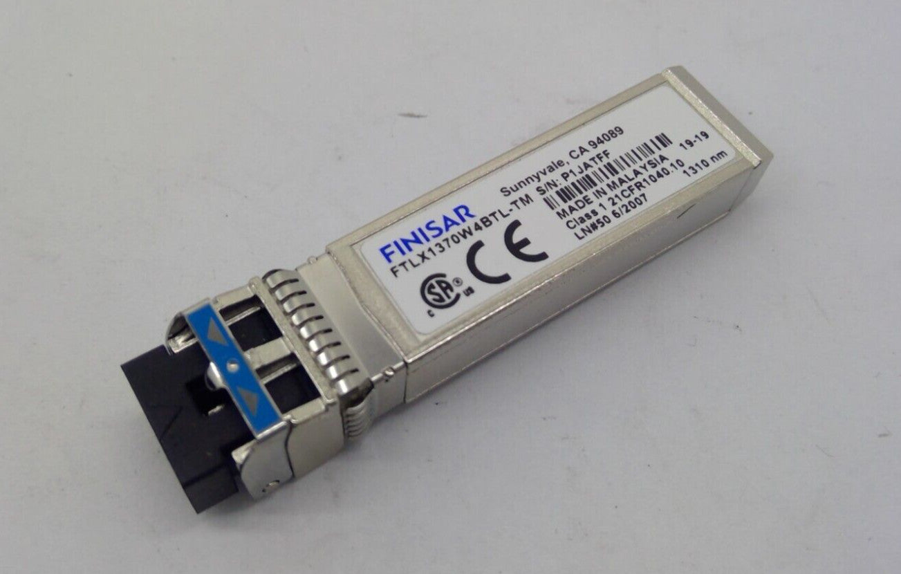 Finisar 10G FTLX1370W4BTL-TM 1310nm FP, SFP Wireless 1.2-9.8304 Gb/s