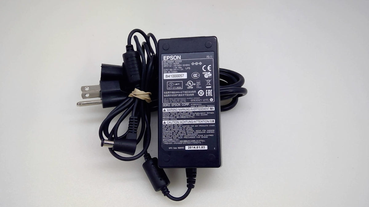 Genuine Epson PS-11 M235A 24V 1.5A 36W AC Adapter for TM-P60II