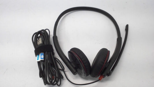 Plantronics Blackwire 300 DA Stereo USB PC Computer Desktop Laptop Headset 325.1
