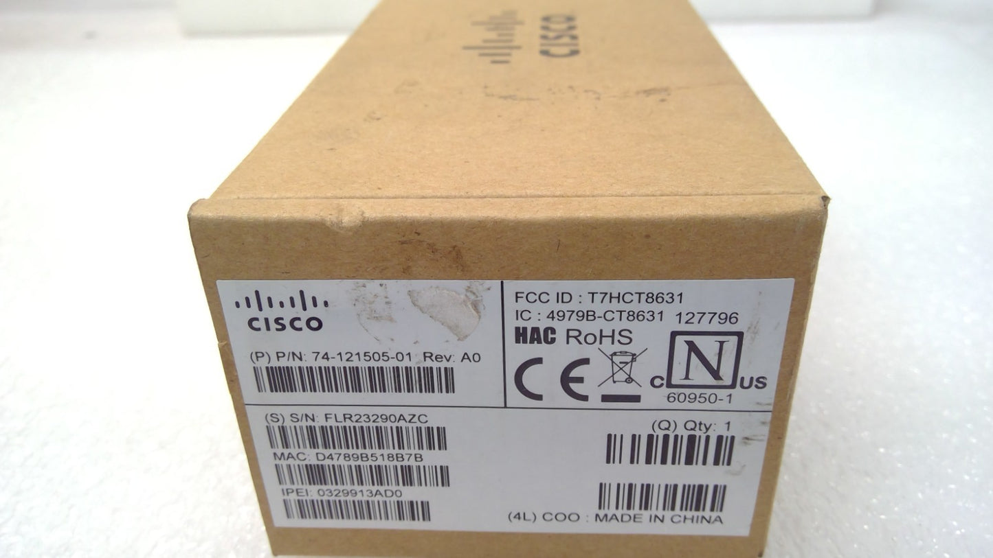 Cisco - IP DECT CP-6825-3PC-NA-K9= Cordless Handset and Accessories 74-121505-01