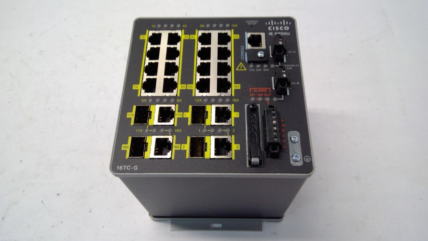 Cisco IE-2000U-16TC-G-X Managed Layer 2 Switch 20 Ports Ethernet 4SFP Ports