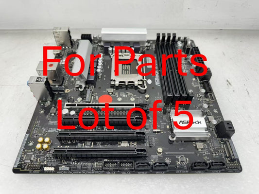 Lot of 5 *For Part* ASRock B760M-C LGA1700 DDR5 Micro ATX No WI-FI Motherboard