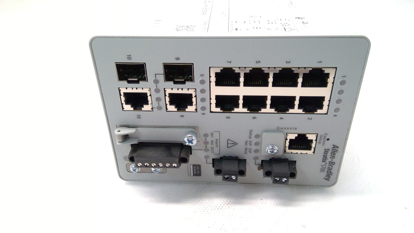 Allen-Bradley 1783-BMS10CA/A Stratix 5700 10-Port Managed Ethernet Switch