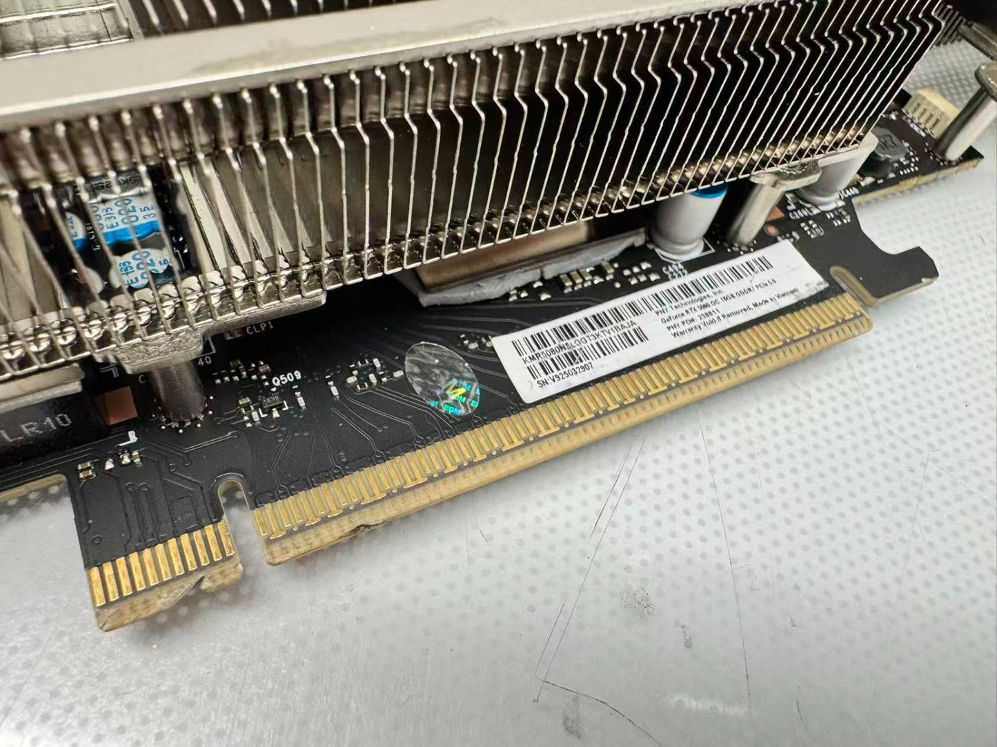 PNY GeForce RTX 5080 16GB  GDDR7  Graphics Card Missing Fan & back panel *READ*