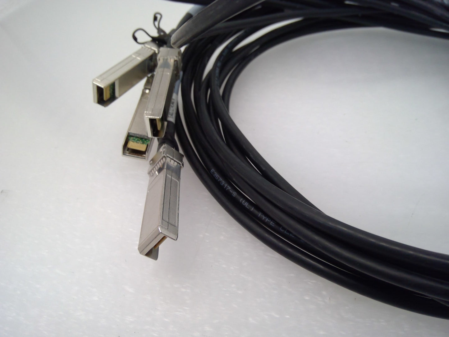 Molex 1003456030 100G QSFP28 to 4x 25G SFP28 DAC Breakout Cable 3M LSZH Used