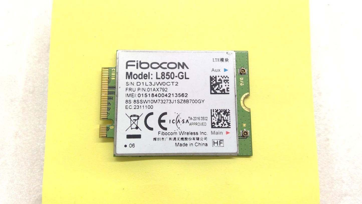 Fibocom L850-GL LTE/WCDMA 4G WWAN Card Module - Assorted Part Numbers - Read
