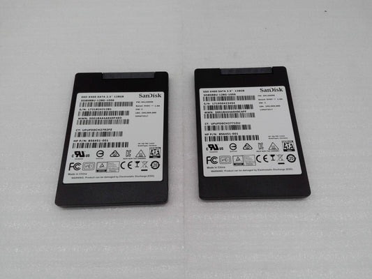 Lof of 2  SanDisk  X400 SATA  2.5" 128GB SSD Solid State Drive SD8SB8U-128G-1006