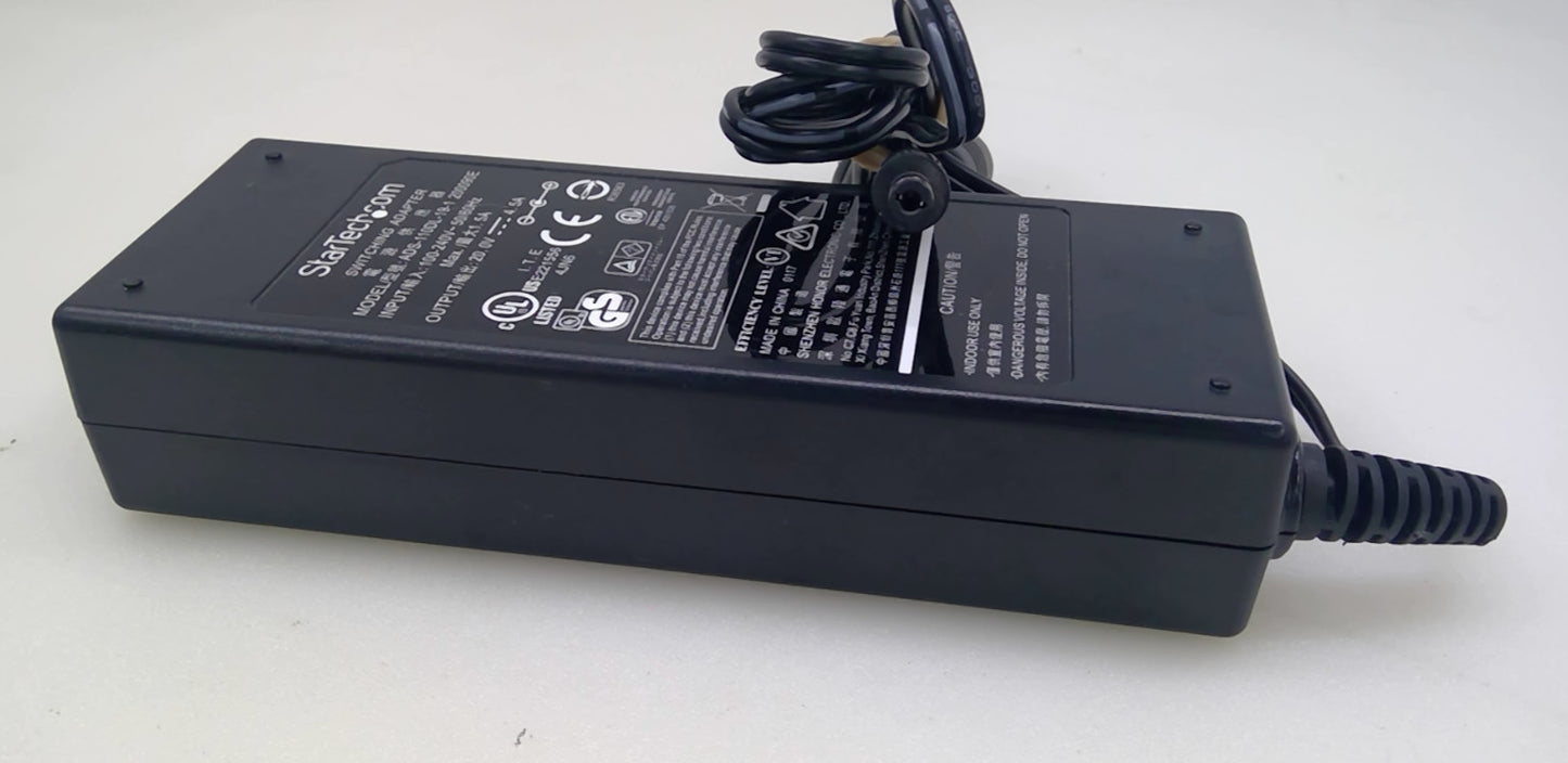 StarTech.com 20V 4.5A 90W AC/DC Power Adapter 200090E Switching Power Supply