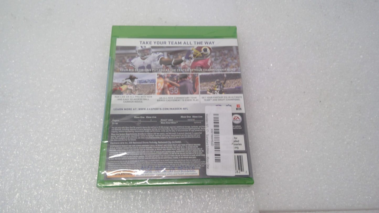 New Genuine Madden NFL 17 Xbox One standard edition Brand Factory 2016 EA Sports