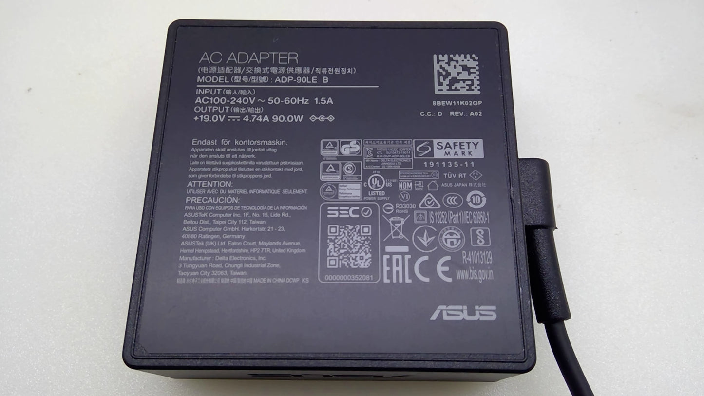 Genuine ASUS ADP-90LE B 90W 19V 4.74A 5.5x2.5mm Monitor AC Adapter
