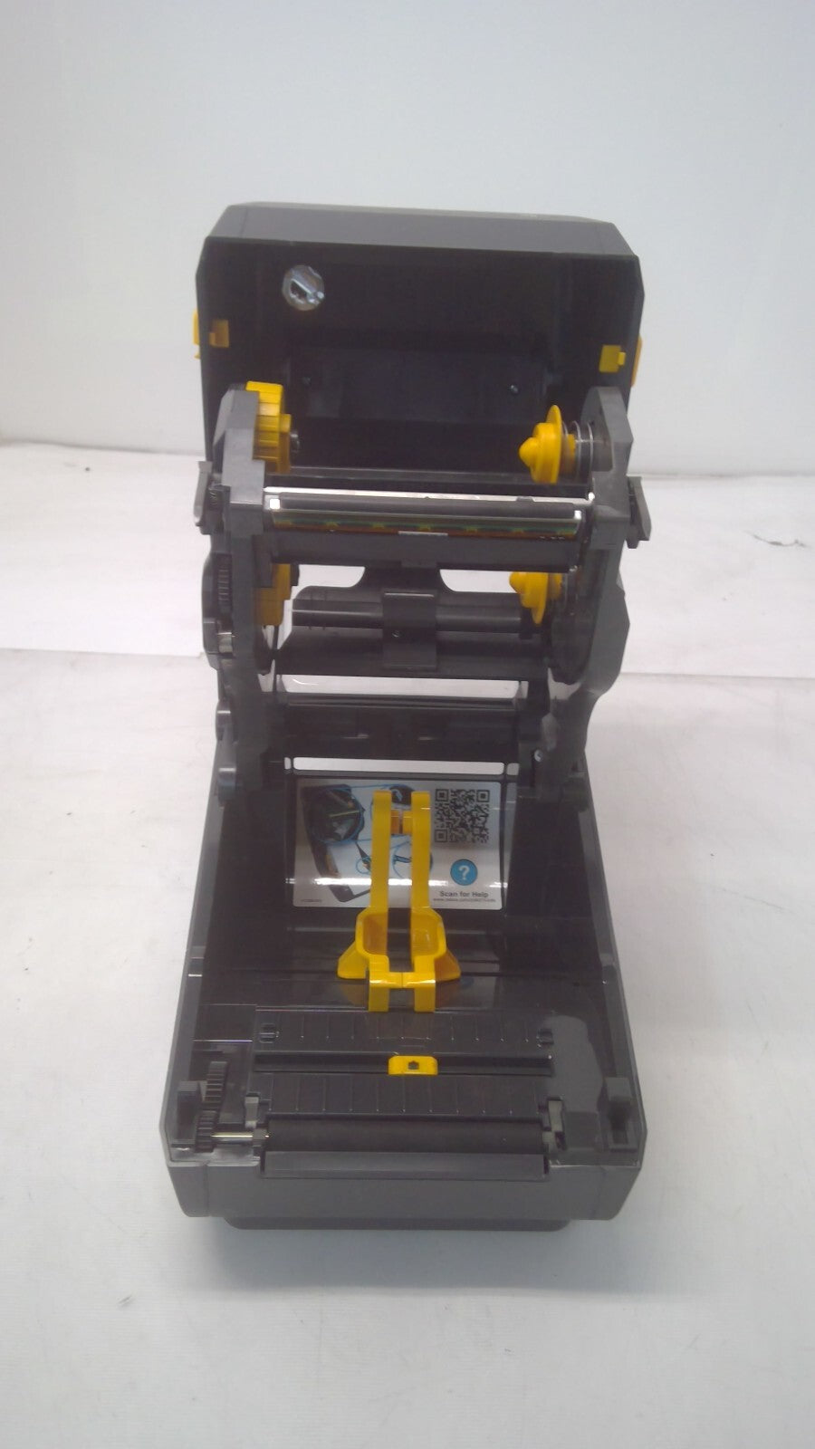 ZD4A042-301E00EZ Zebra ZD421 Thermal Printer. Used  （Left button broken）