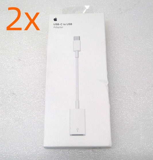 LOT OF 2 Apple USB-C to USB Adapter for Mac A1632 (MJ1M2AM/A)