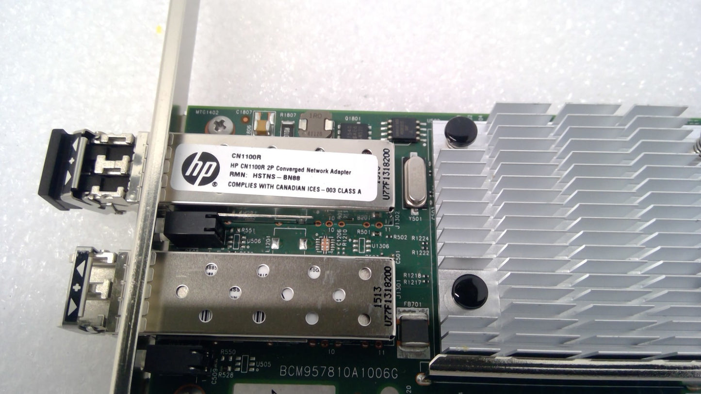 HP 706801-001 CN1100R Dual Port 10GB PCIe CNA Emulex Converged Network Adapter