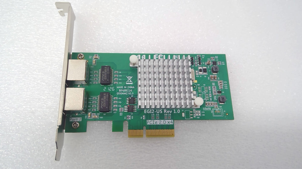 Intel EGI2-US I350AM2 I350-T2 Chip Dual-port Gigabit PCI-E Network Card