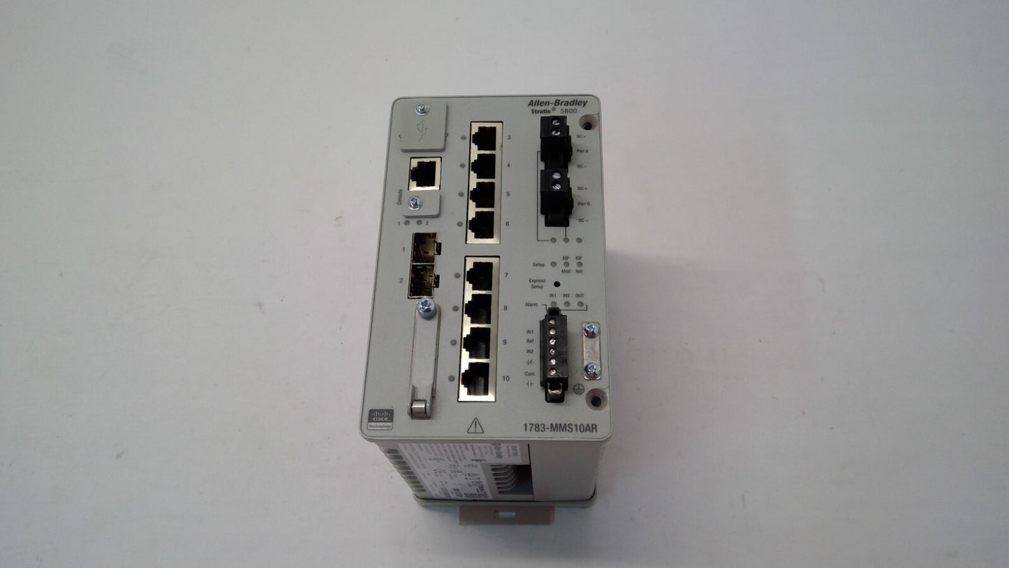 Rockwell Automation 1783-MMS10AR Stratix® 5800 Switch, Modular Base, 8 Copper