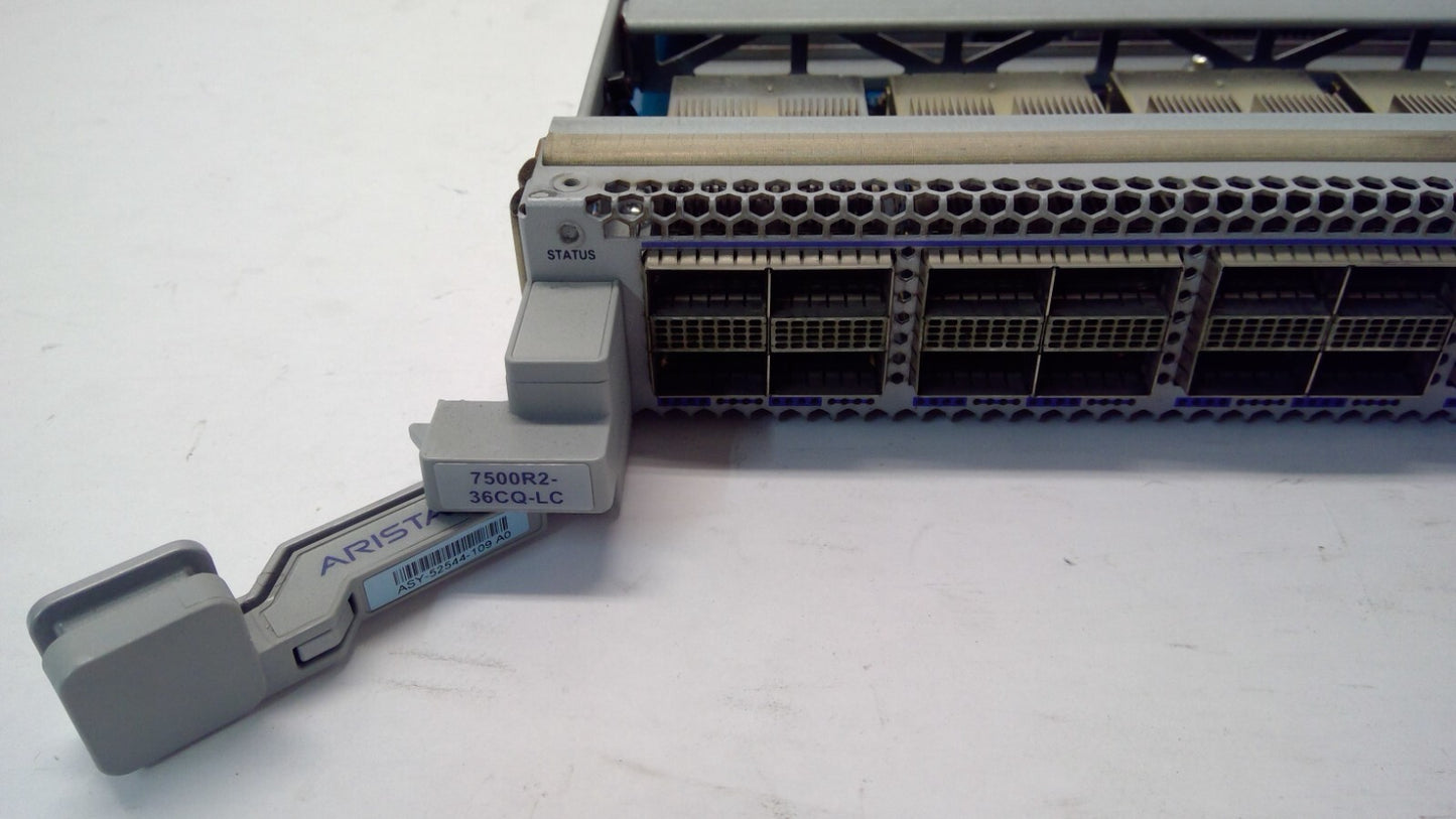 Arista DCS-7500R2-36CQ-LC 7500R2 Series 36 Port 100GbE QSFP100 Line Card *Read*