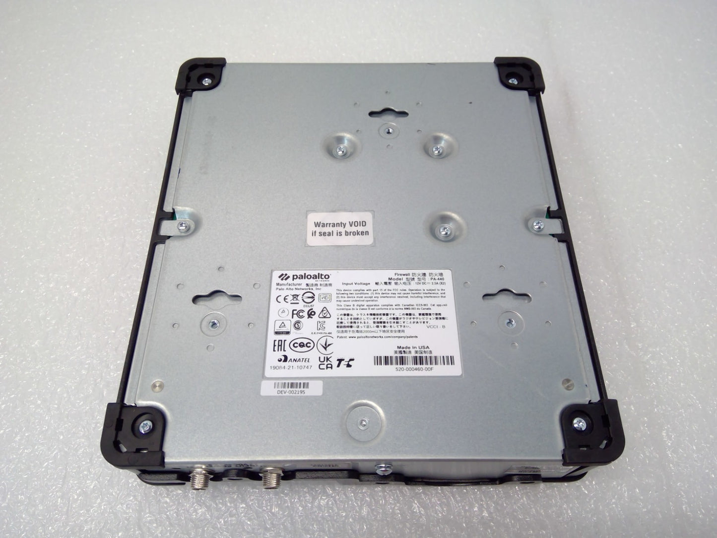 Palo Alto PA-440 Next-Generation Firewall Security Appliance