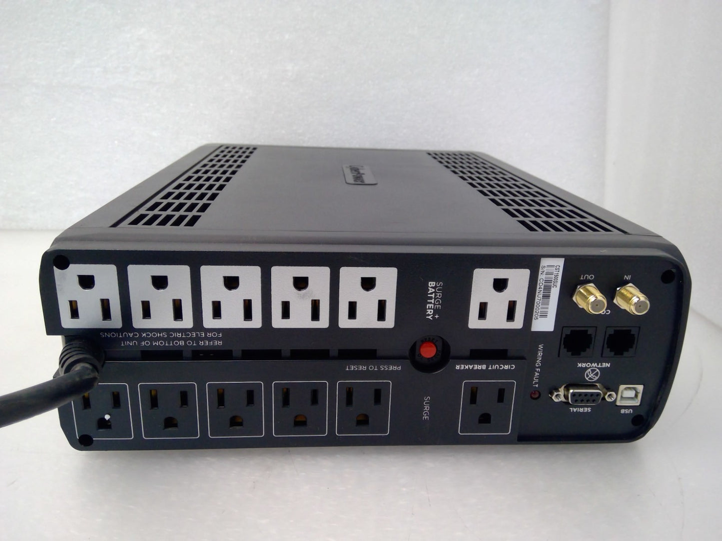 CyberPower CST1500SUC 1500VA/900W Sine Wave UPS System-Certified Refurbished