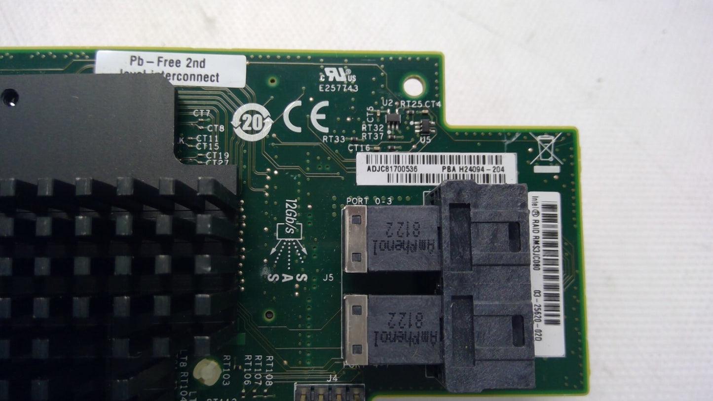Intel® Integrated RAID Mezzanine Module RMS3JC080 SAS/SATA H24094-204