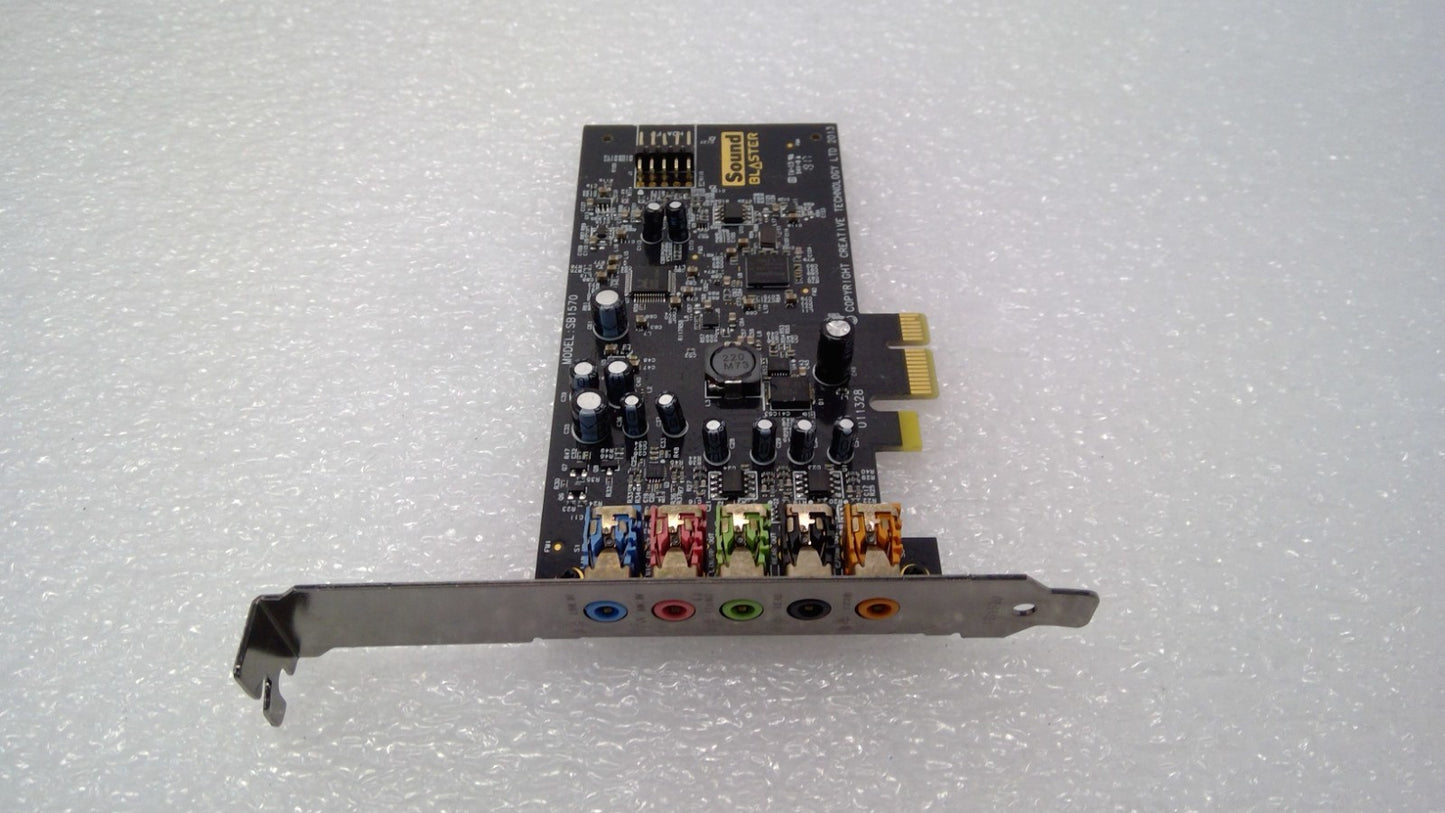 Sound Blaster Creative SB1570 Audigy FX  PCIe 5.1 Card High Profile Bracket