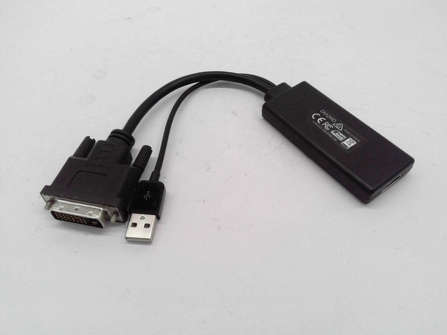 StarTech DVI2HD DVI-D Male to HDMI Adapter with USB Audio