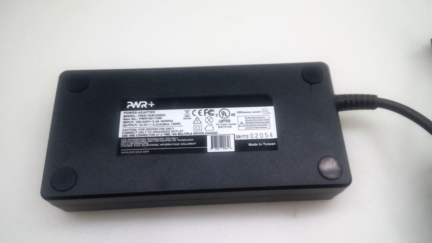 PWR+ 180W Power AC Adapter PWR-TAM195923 for Acer Asus MSI Multiple Connectors
