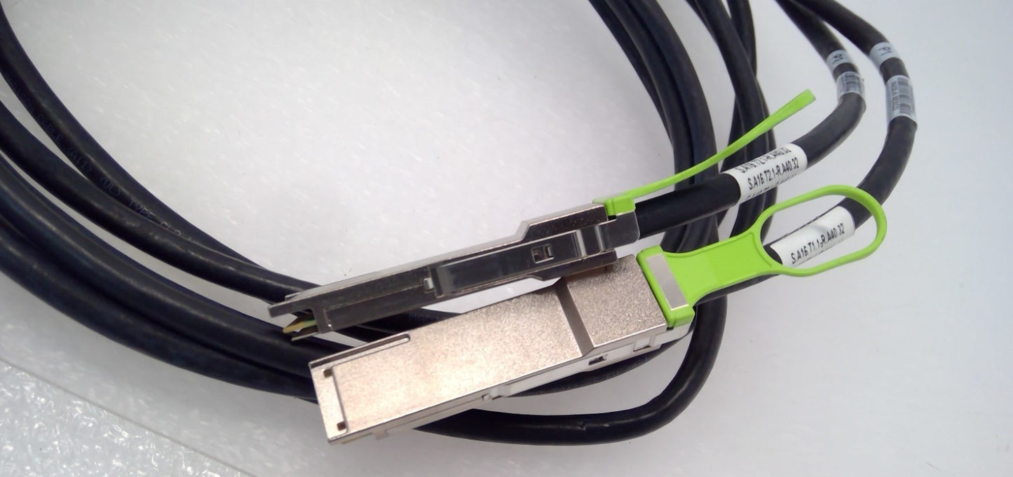 TE Connectivity 2360405-9 200G QSFP56 to 2xQSFP56 DAC Breakout Cable 3M 26AWG
