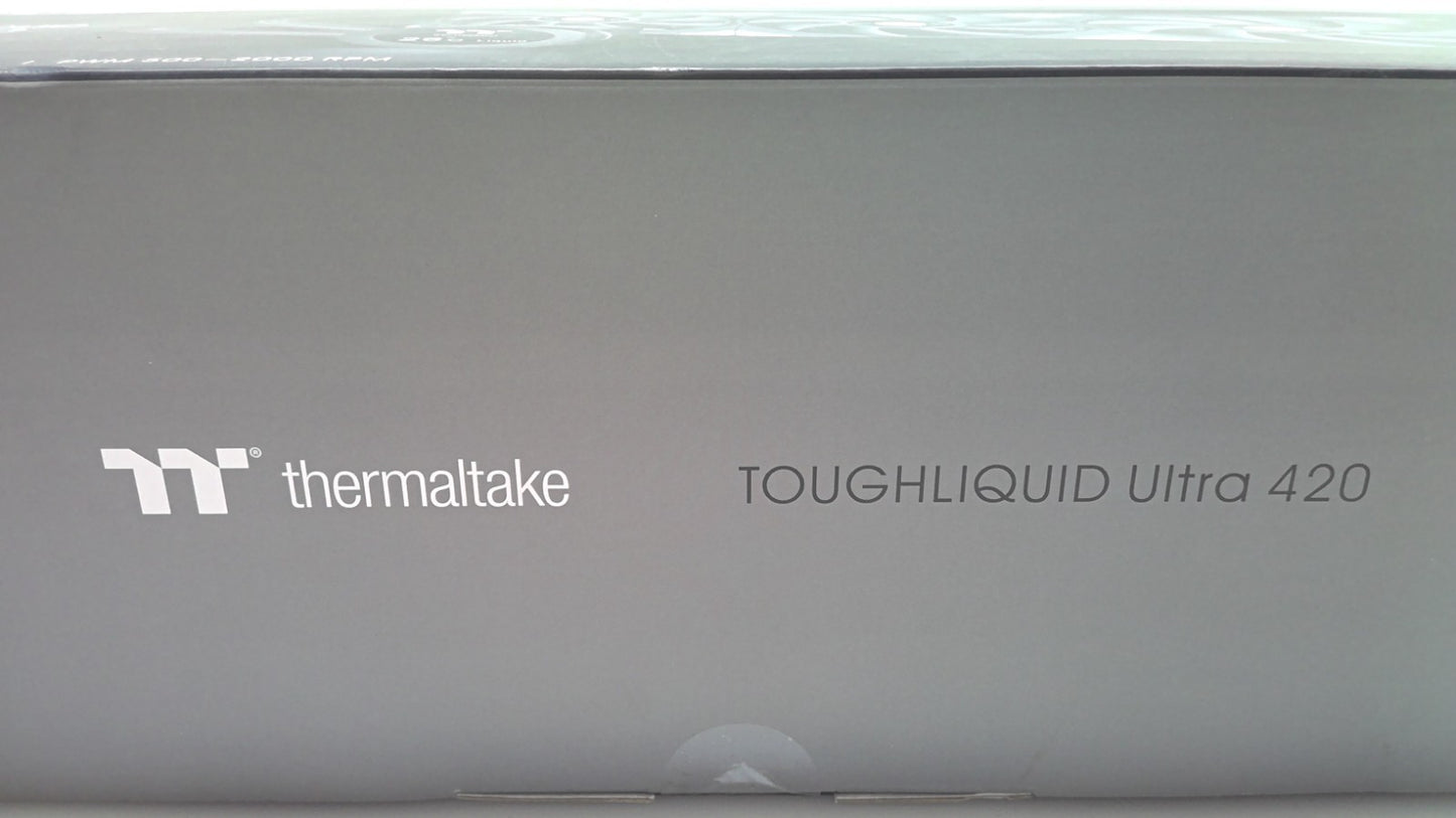 New Thermaltake TOUGHLIQUID Ultra 420 AIO liquid CL-W366-PL14BL-A Cooler