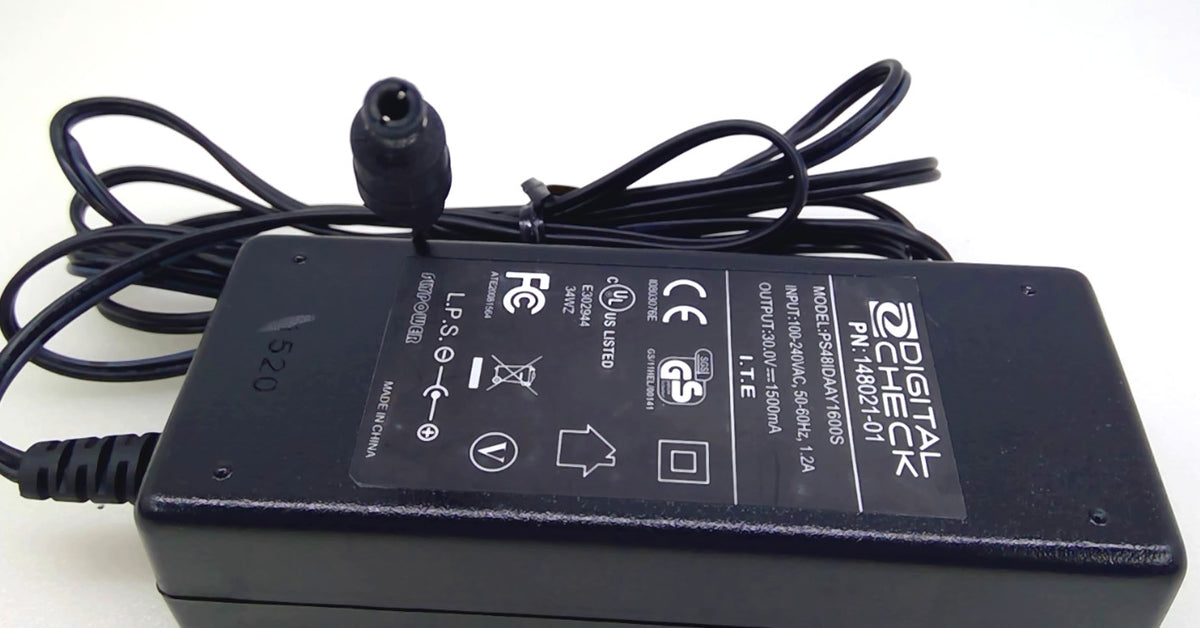 Digital Check 148021-01 PS48IDAAY1600S 30V 1.5A 45W AC Adapter w/ Power Cord