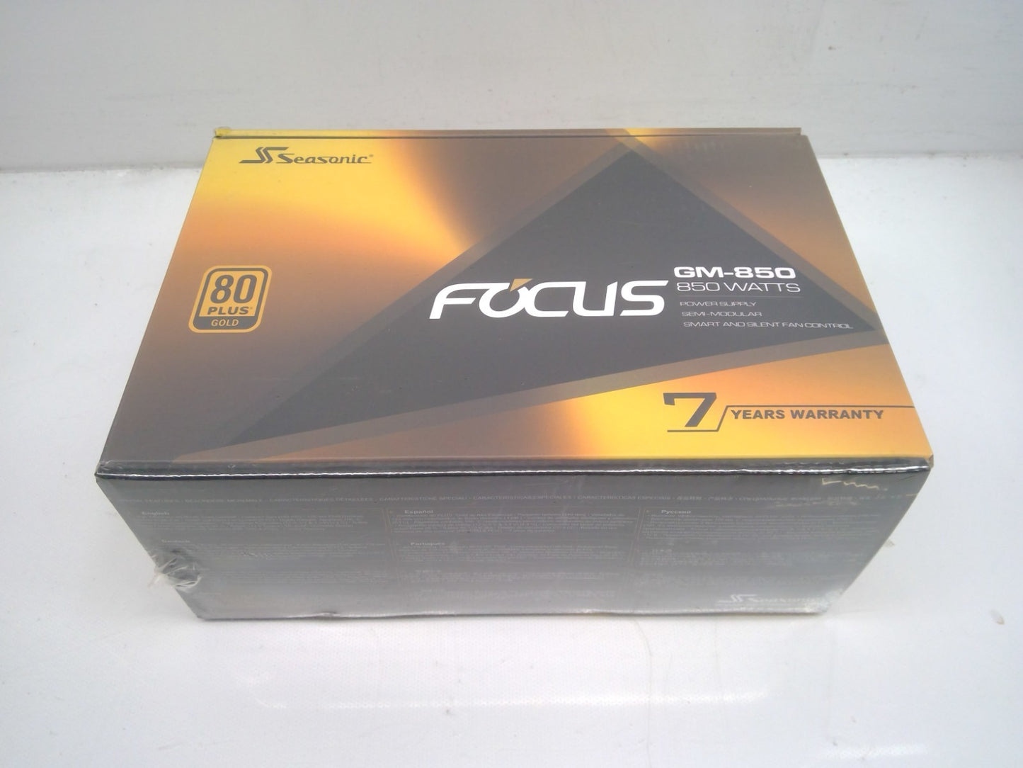 [New] Seasonic Focus GM-850 850w Semi-Modular ATX Power Supply PSU 80 Plus GOLD