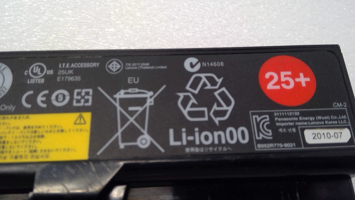 Genuine Lenovo ThinkPad 25+ Battery, FOR SL410 SL510 L410 L420