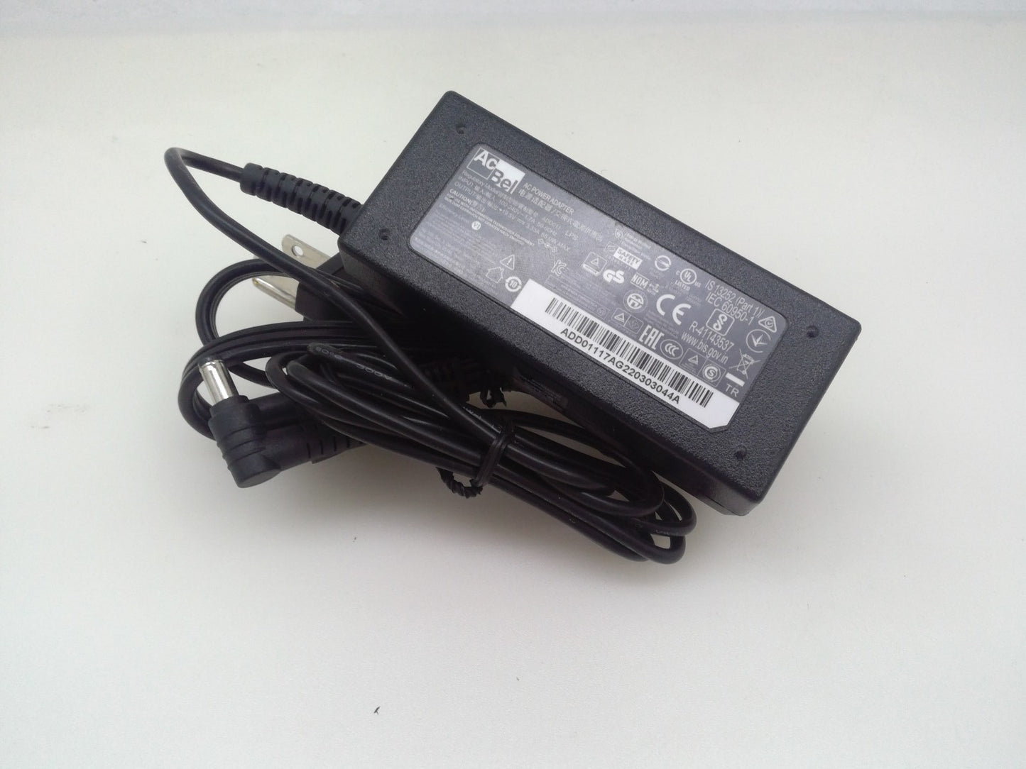 Genuine AcBel ADD011 AC Adapter 19.5V 3.33A Power Supply Charger 65W 5.5*2.5mm