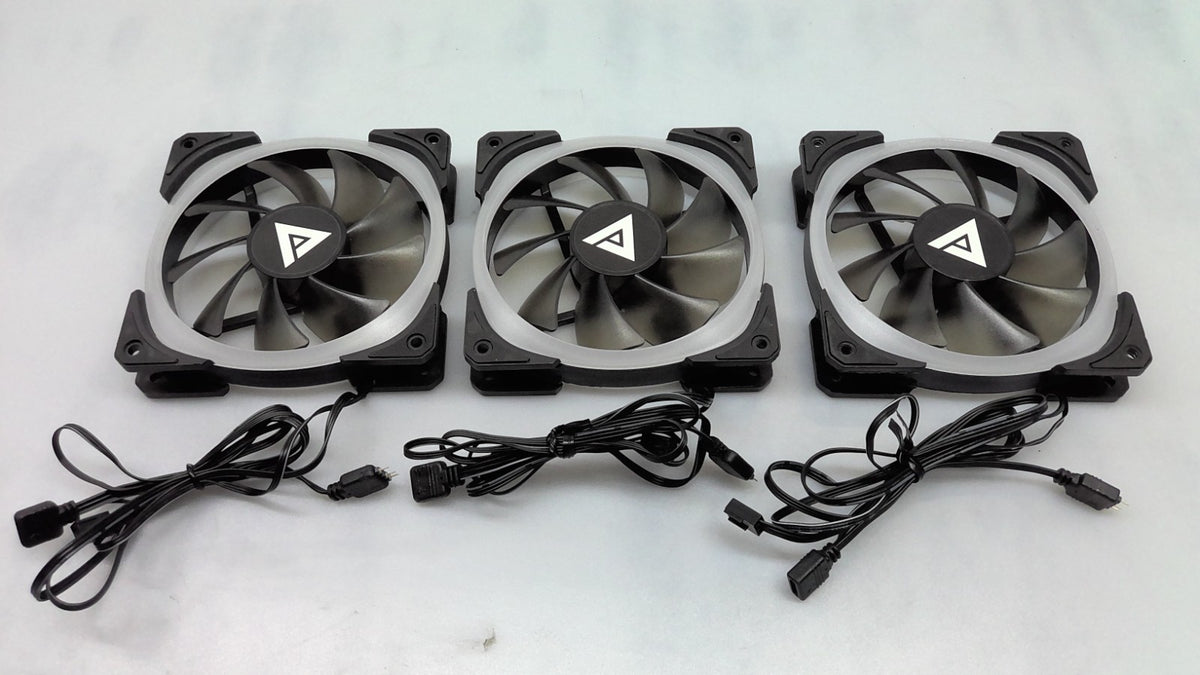 ZHANYU LED Computer Case PC Cooling Fan RGB 3Pin 12V 120mm LN12L-RGB-3
