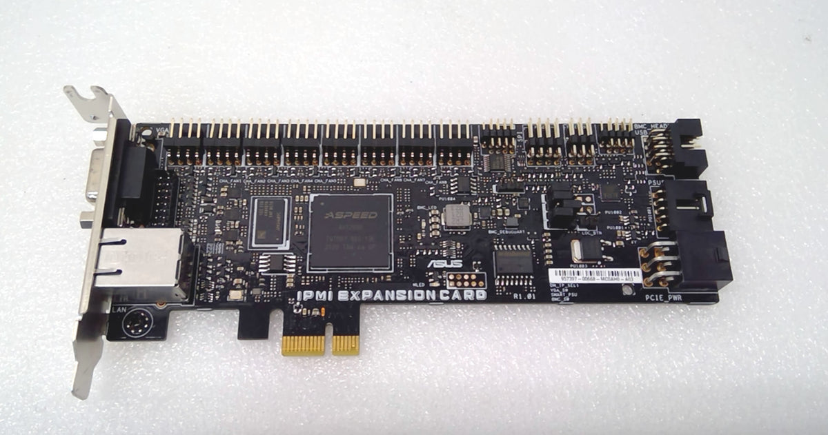 ASUS IPMI Expansion Card Remote Management LAN Card AST2600 v2 KVM PCIe 3.0 x1
