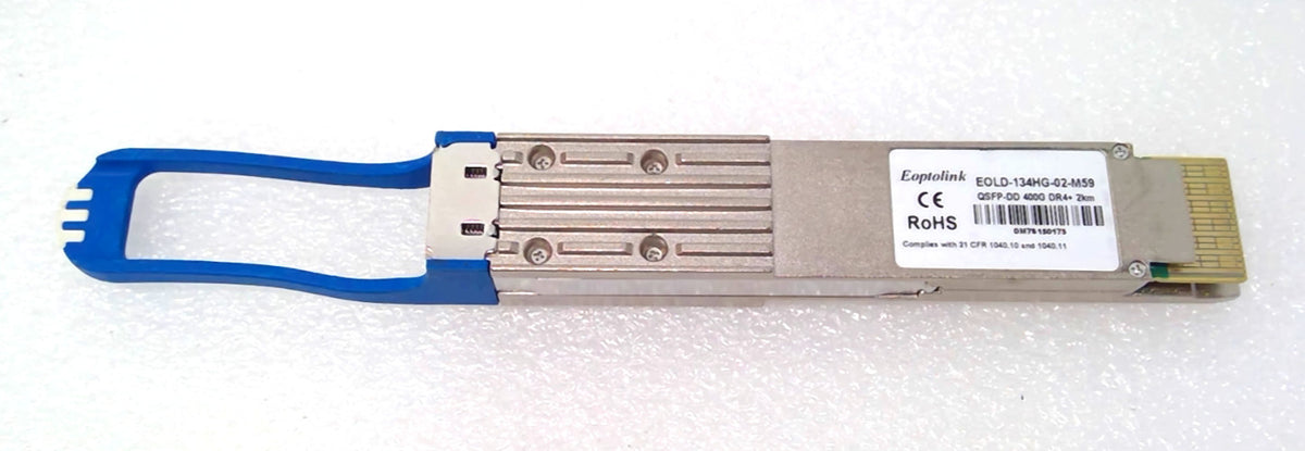 EOPTOLINK EOLD-134HG-02-M59 QSFP-DD MPO 400G DR4+ 2KM Transceiver Module.