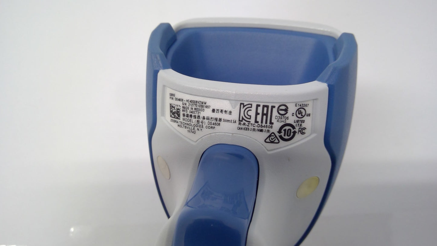 Zebra DS4608-HC4000BVZWW Handheld Barcode Scanner w/ Cable DS4608