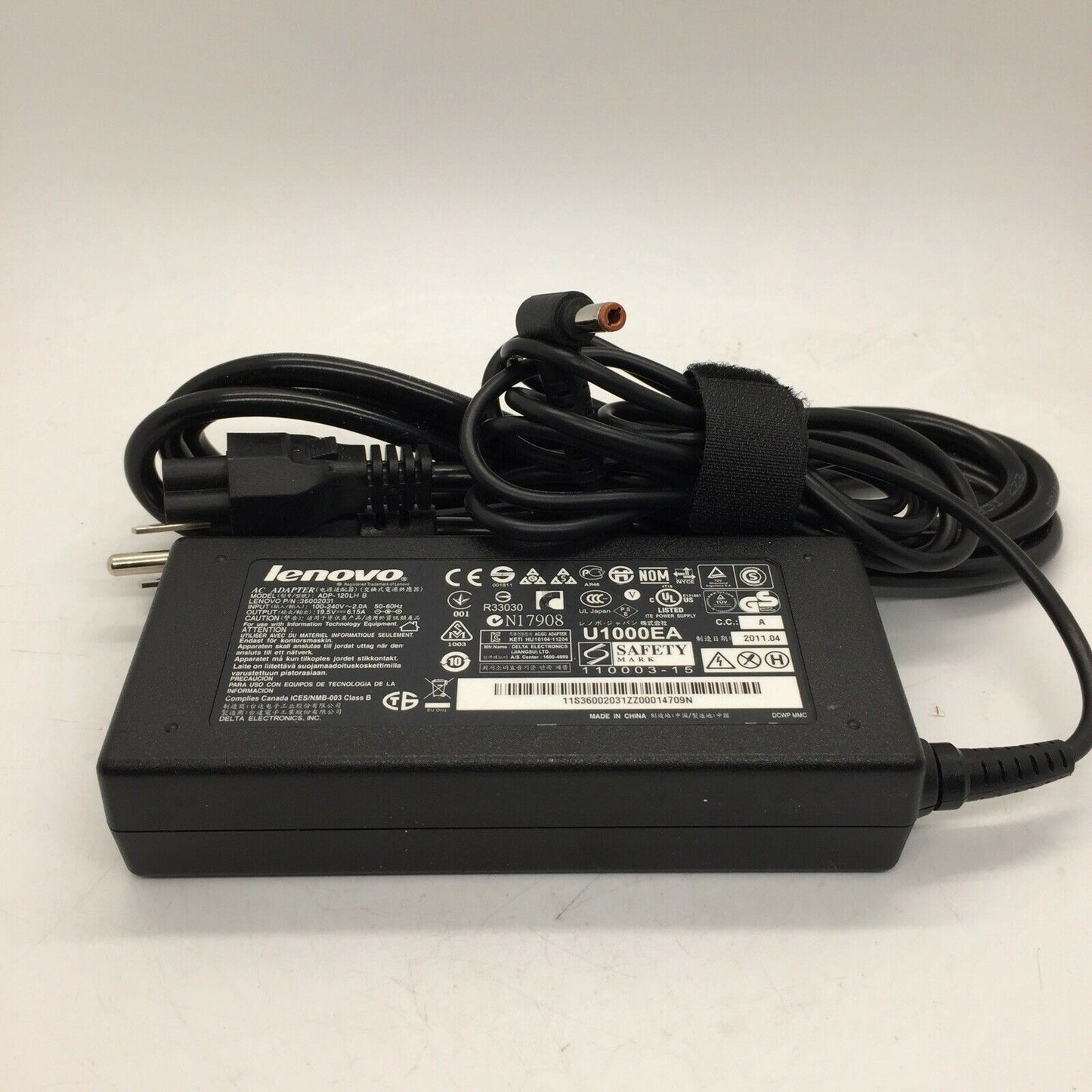 Original Lenovo 120W 19.5V AC Adapter for IdeaPad red tip  ADP-120LH B