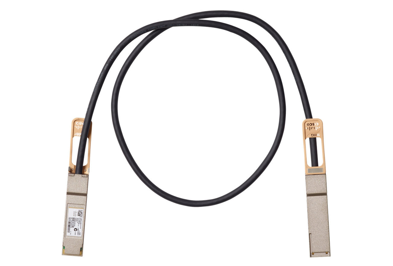 Cisco QSFP-100G-CU3M Passive Copper 1M Cable 37-1680-01