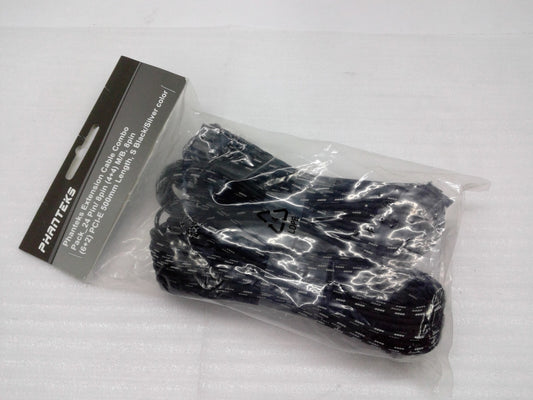 NEW 886523500698 Phanteks  Extension Cable Combo PH-CB-CMBO_SBL  black/sliver