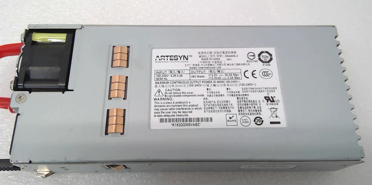 Arista Emerson DS460S-3-401 460W Switch Power Supply PWR-460AC-F Switching PSU