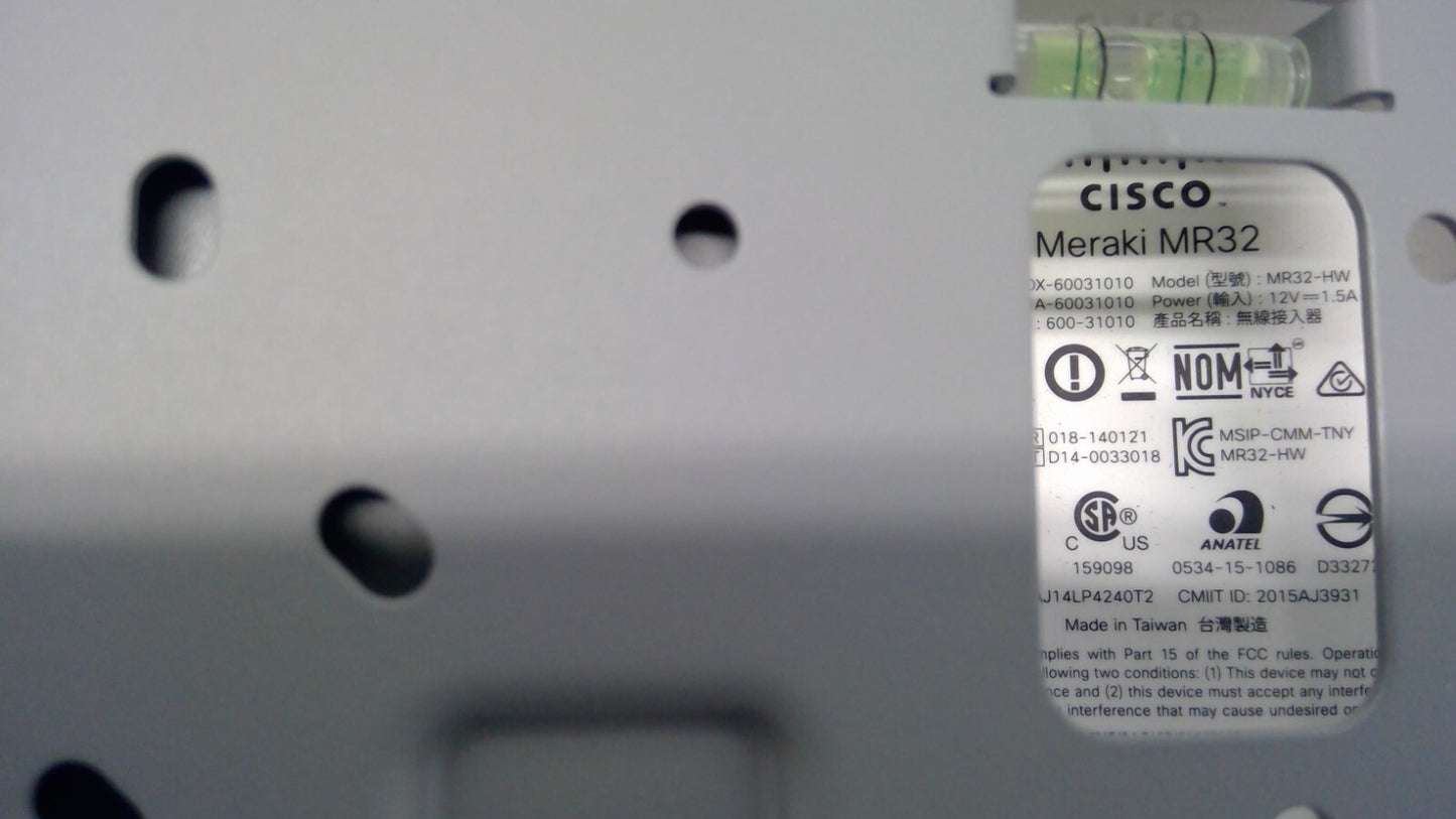 Cisco Meraki MR32-HW Wireless Access Point