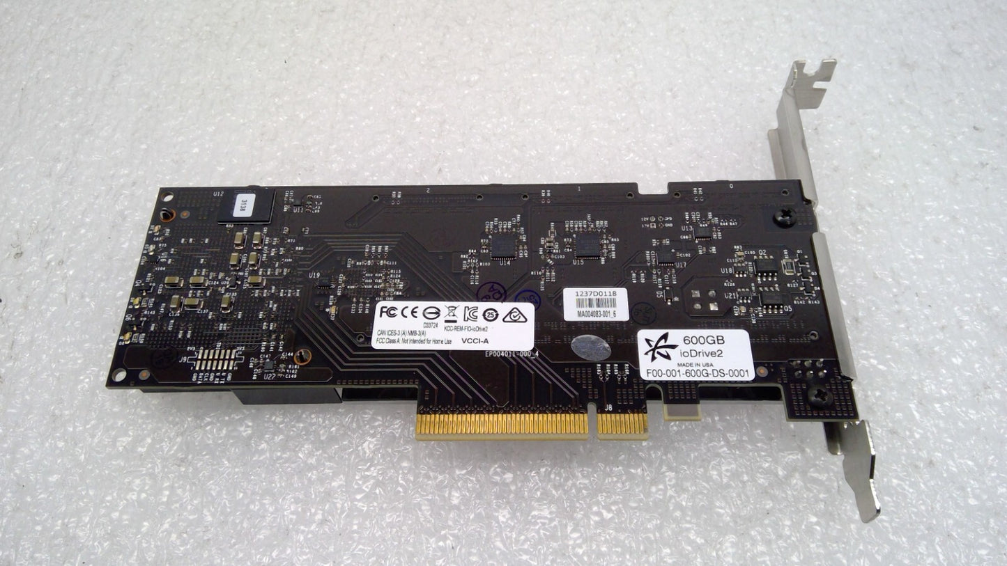 Fusion-IO ioDrive2 600GB MLC PCIe SSD Accelerator Card w/Bracket