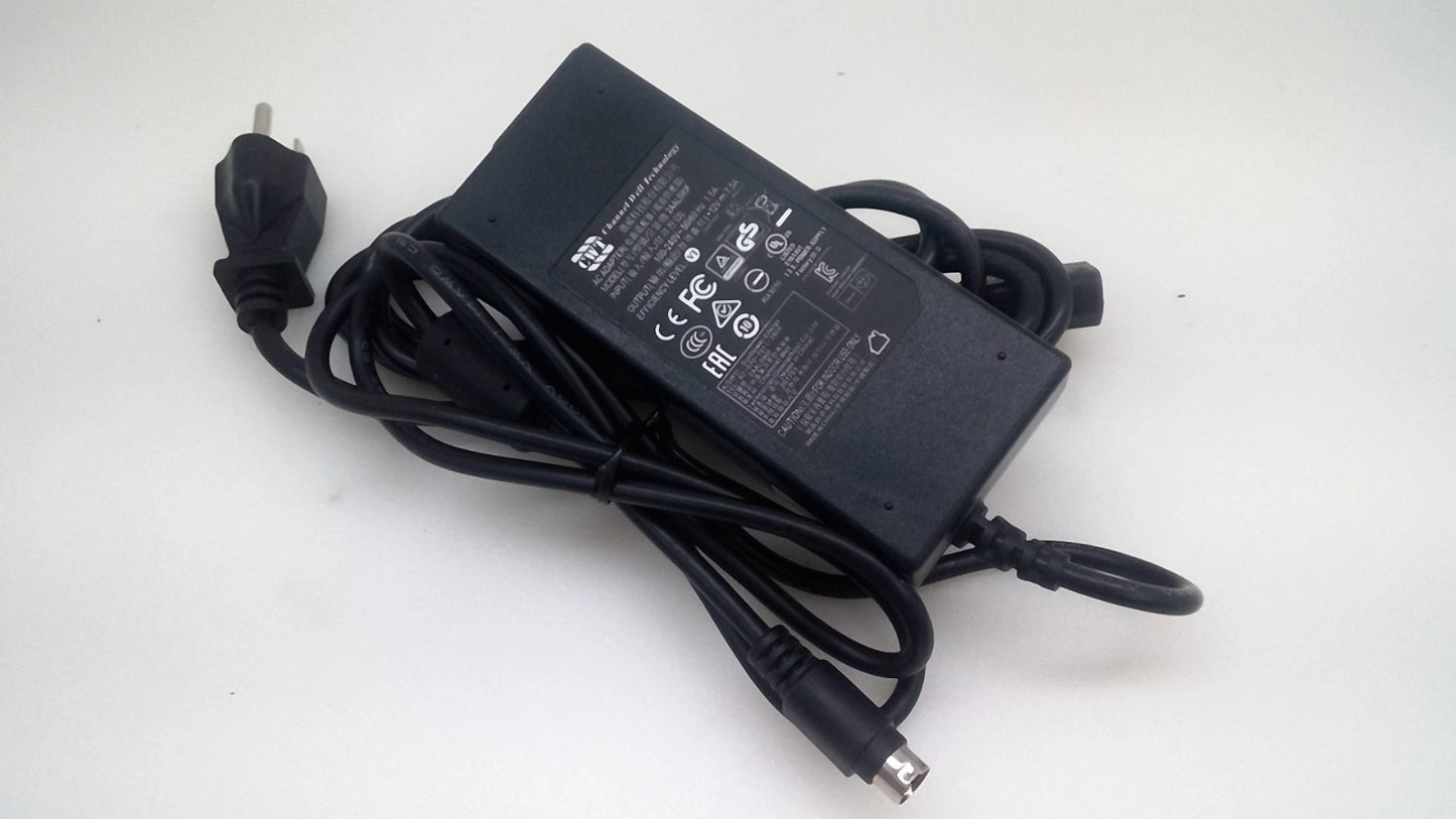 CWT 2AAL090F 12V 7.5A 4-PIN  Power  Supply AC Adapter W/cord