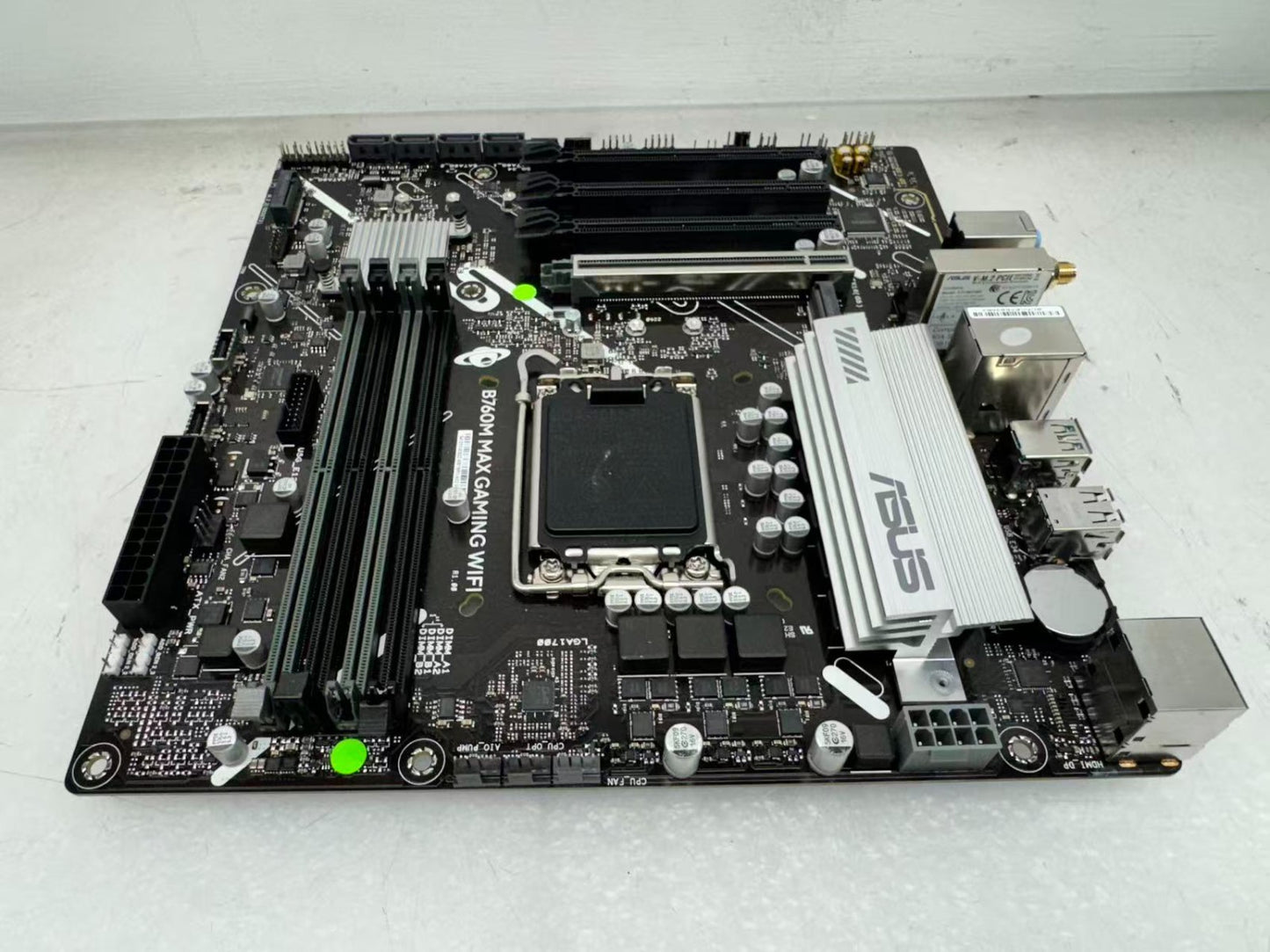 ASUS B760M MAX GAMING WIFI Motherboard DDR5 Intel Socket 1700 *READ**