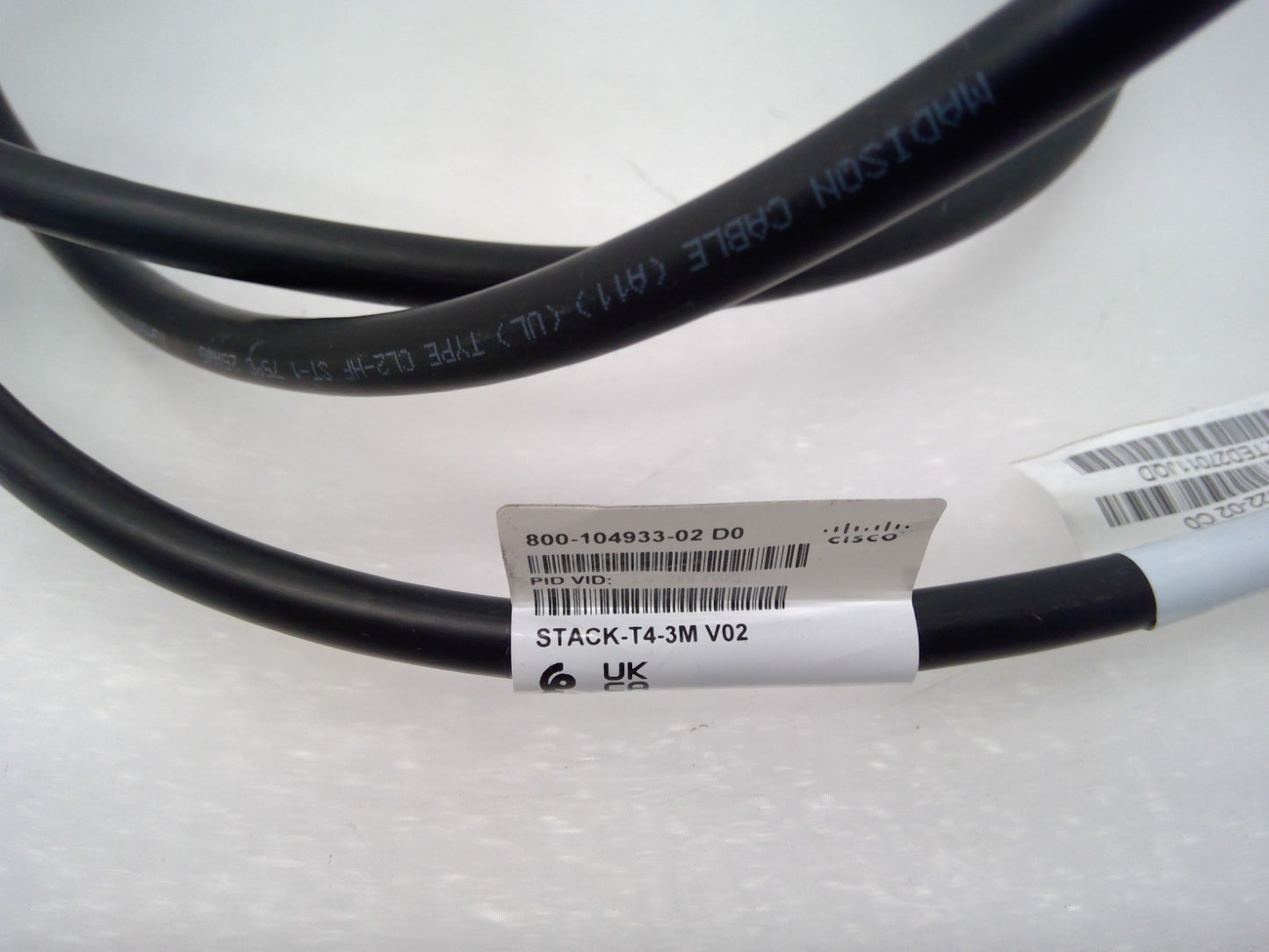 Cisco STACK-T4-3M Type 4 Stacking Cable 3 Meter for C9200 C9200L Series