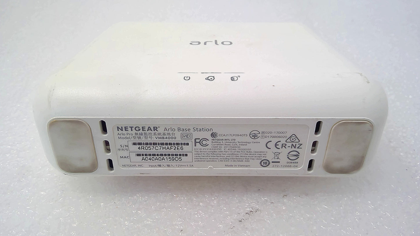 Netgear Arlo Pro VMB4000 Wireless Security Camera Base Station Power & Ethernet