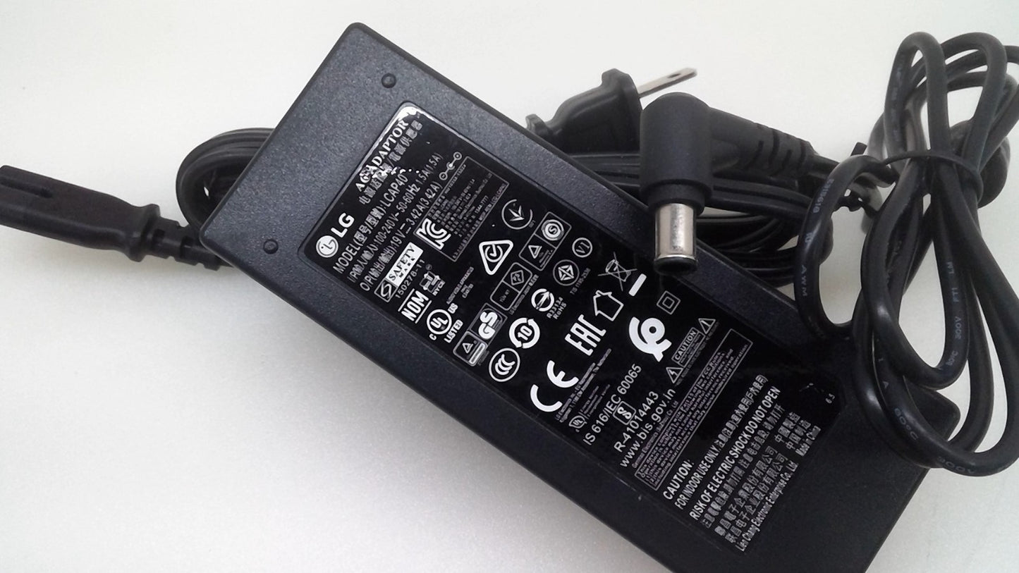 Genuine LG 65W LCAP40 Adapter for LG 43LJ519V 43LK5100PA 49LH5100 43LH510V TV@