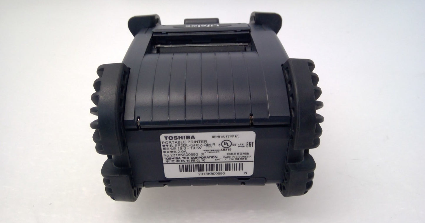 Toshiba B-EP2DL-GH32-QM-R Portable Direct Thermal Printer 19.5V 2A