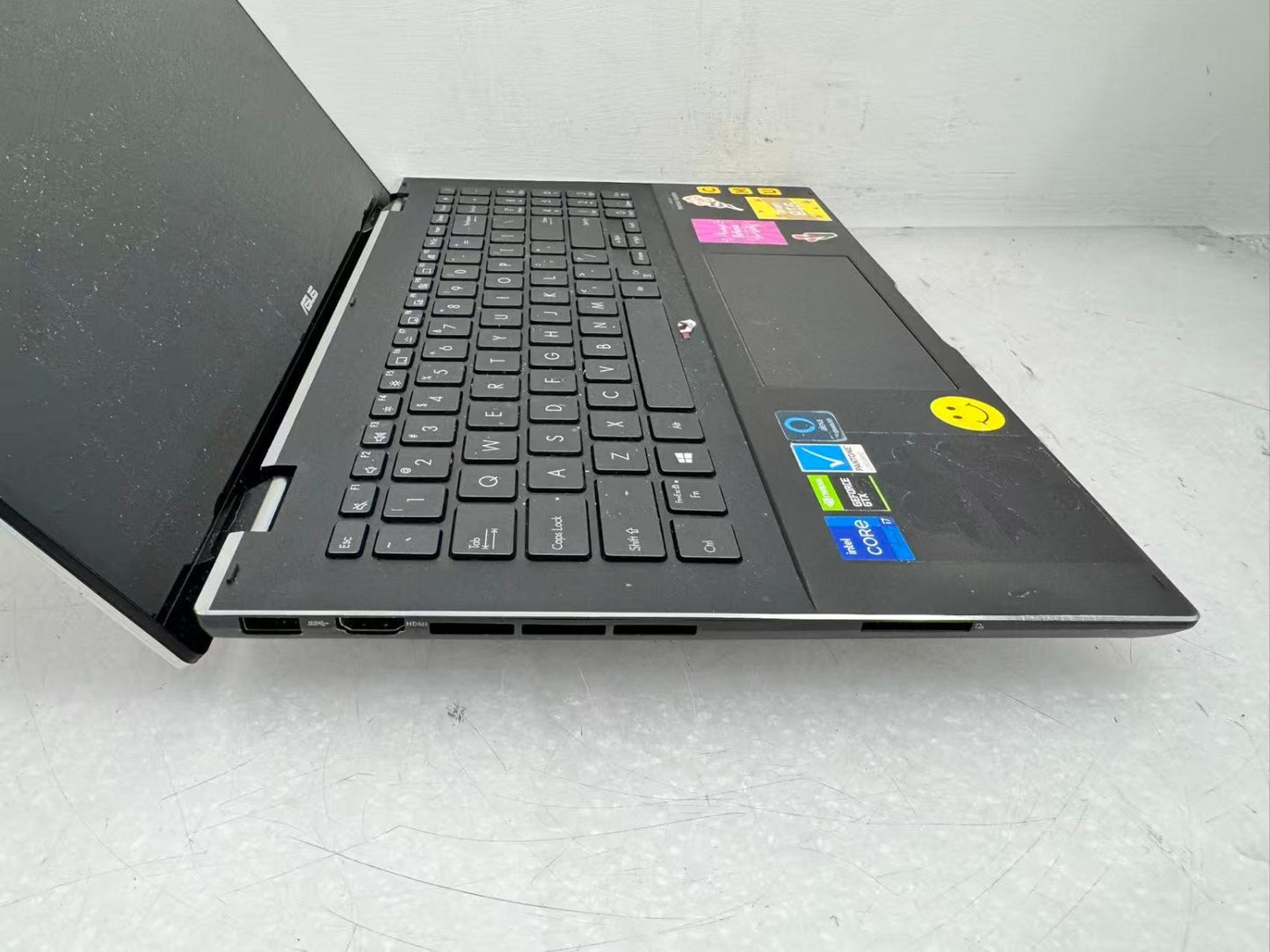 ASUS ZenBook Q528E Intel i7-1165G7@2.8Ghz 16GB 512G GTX 1650 Win 11 No AC *READ*